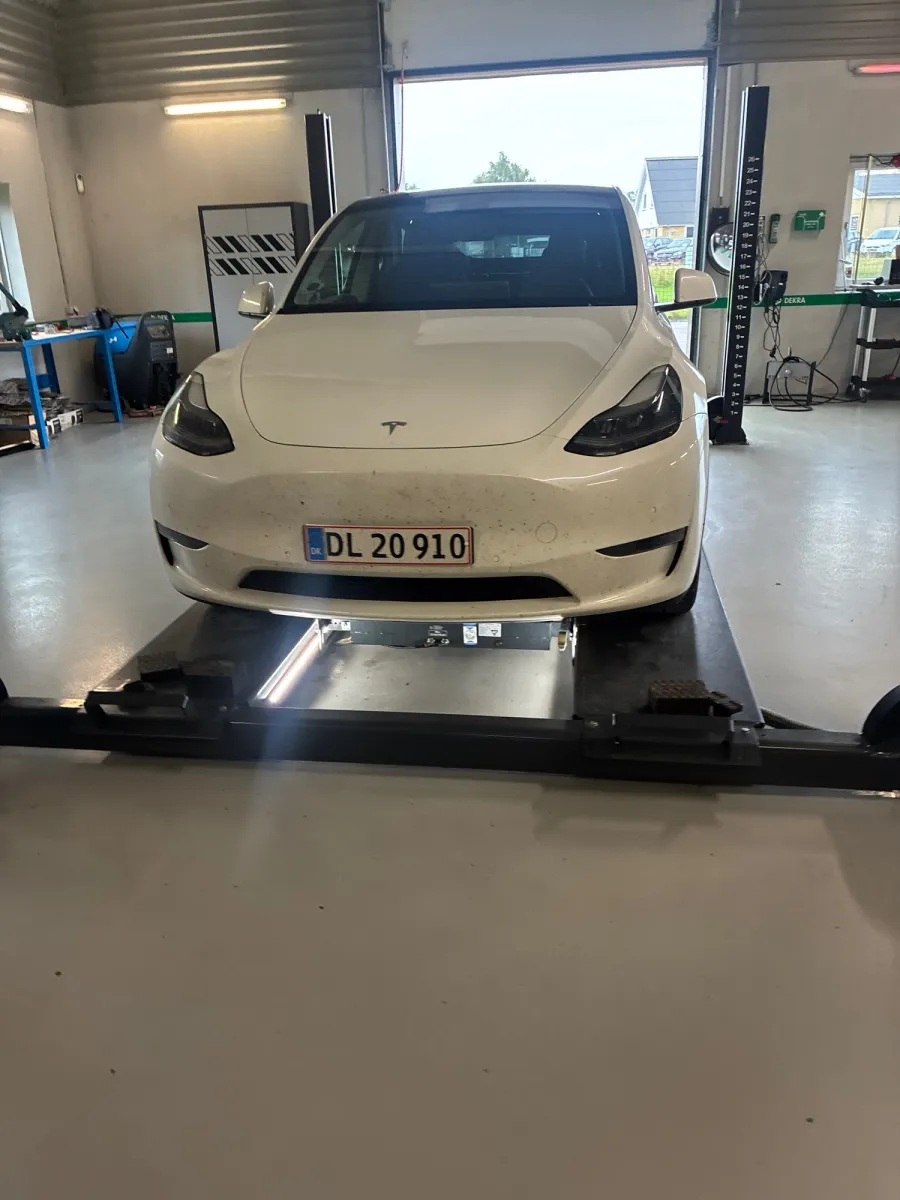 Foto fra et syn på Dekra Bilsyn