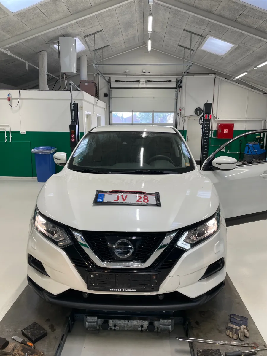 Foto fra et syn på Dekra Bilsyn