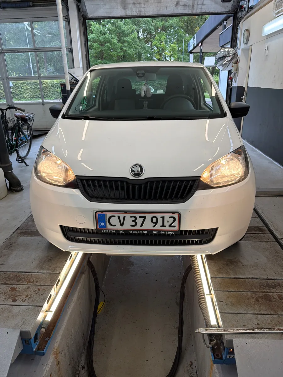 Foto fra et syn på Bilsyn Plus ApS