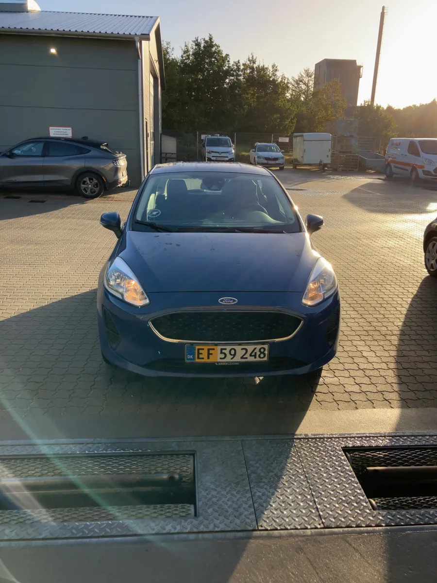 Foto fra et syn på Trekantens Bilsyn ApS