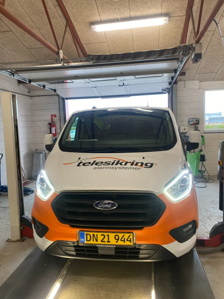 Foto fra et syn på Rødekro Bilsyn ApS