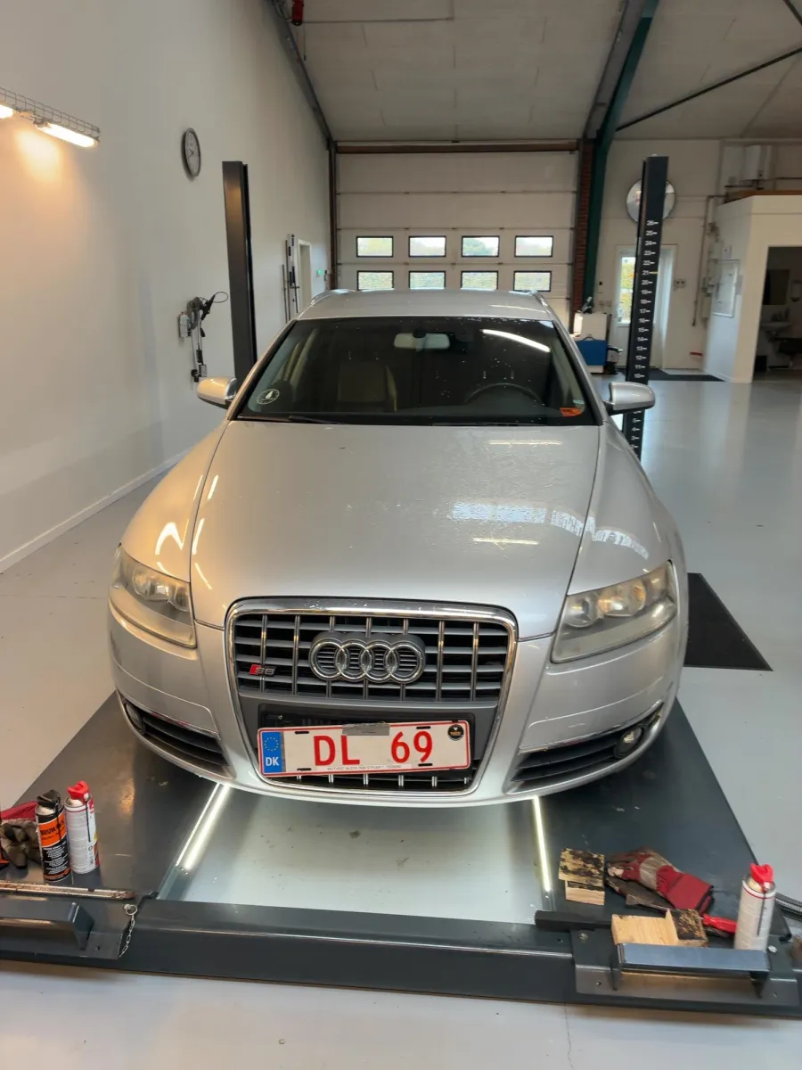 Foto fra et syn på Midtvest Bilsyn ApS