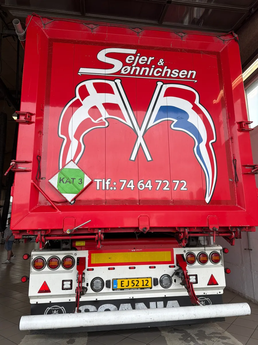 Foto fra et syn på Last & Bilsyn ApS
